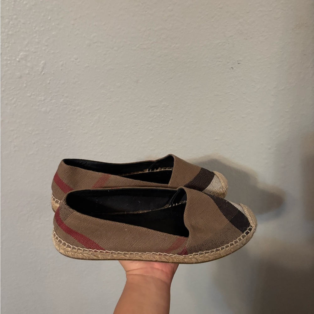 Burberry Espadrilles - Tan, Black, and Red - Picture 2 of 3